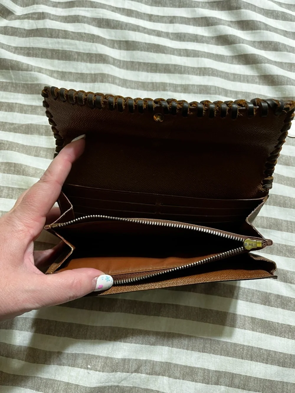 Louis Vuitton Monogram Braided Edge Wallet - 💯 guaranteed authentic! - Picture 7 of 13